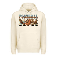 Tofu football mom football smiley face Premium Hoodie - BarkalooDesign