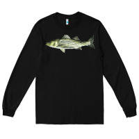 Black Striped Bass Long Sleeve Tee - LillyAllenDesigns