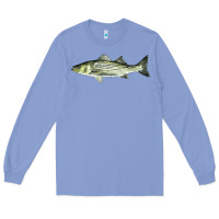 Colony Blue Striped Bass Long Sleeve Tee - LillyAllenDesigns