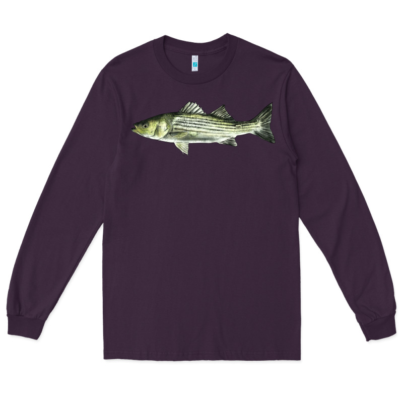 Striped Bass Long Sleeve Tee by LillyAllenDesigns | Teevron