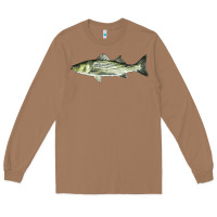 Toasted Coconut Striped Bass Long Sleeve Tee - LillyAllenDesigns