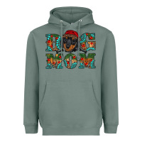 Sage christmas dog mom dachshund Heavyweight Hoodie - RanaPortraitStore