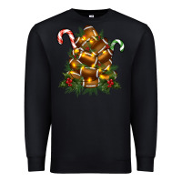 Black football tree christmas Premium Sweatshirt - RanaPortraitStore