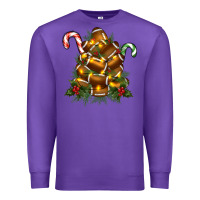 Purple football tree christmas Premium Sweatshirt - RanaPortraitStore