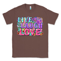 Chestnut Live laugh love hippie Valentine's Day Classic Tee - FaDigitalArtStudio