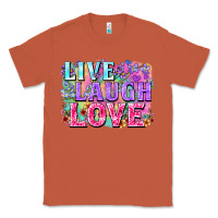 Copper Live laugh love hippie Valentine's Day Classic Tee - FaDigitalArtStudio