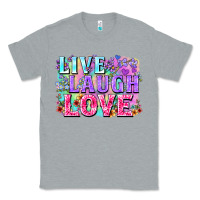 Live Laugh Love Hippie Valentine's Day Classic Tee | Teevron
