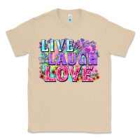 Mushroom Live laugh love hippie Valentine's Day Classic Tee - FaDigitalArtStudio