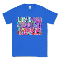 True Royal Live laugh love hippie Valentine's Day Classic Tee - FaDigitalArtStudio