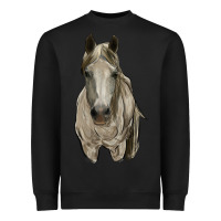 Black horse Heavyweight Sweatshirt - RanaPortraitStore