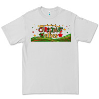 Dove Grey christmas vibes libbey glass Premium Tee - BundleAndBundleShop