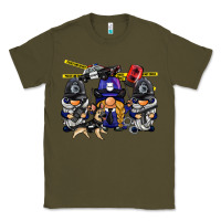 Army Green police gnome Classic Tee - BarkalooDesign
