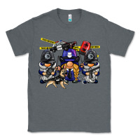 Charcoal Heather police gnome Classic Tee - BarkalooDesign