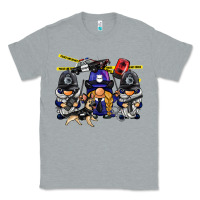 Heather Grey police gnome Classic Tee - BarkalooDesign