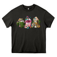 Asphalt Mexican Day Of The Dead Coffee Cups Heavy Core Tee - FaDigitalArtStudio