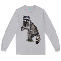 Moon Dust Raccoon Illustrations Long Sleeve Tee - LillyAllenDesigns