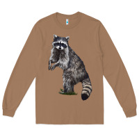 Toasted Coconut Raccoon Illustrations Long Sleeve Tee - LillyAllenDesigns