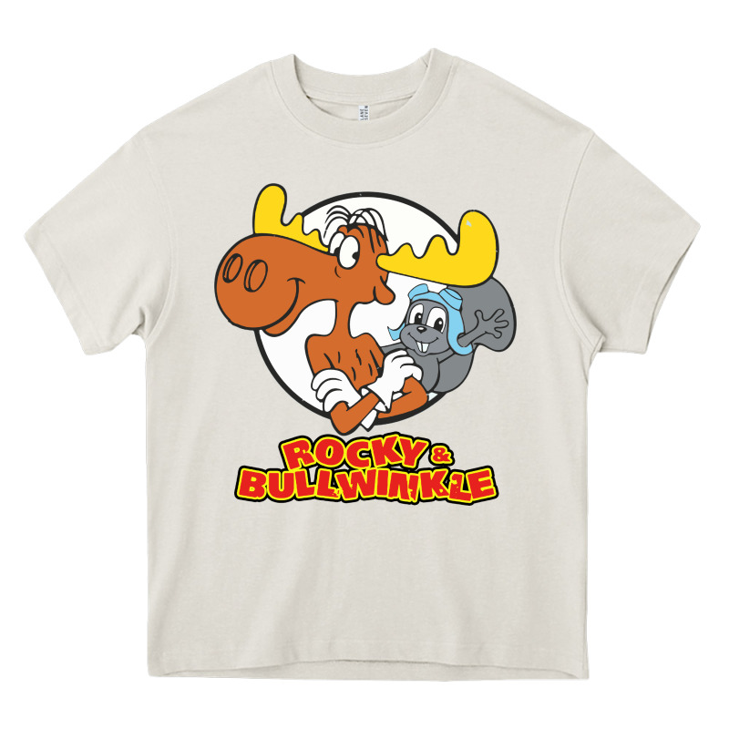 Rocky & Bullwinkle Heavy Core Tee by linhVisuals | Teevron