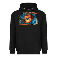 Black Basketball Lips Heavyweight Hoodie - Jasminsmagicworld