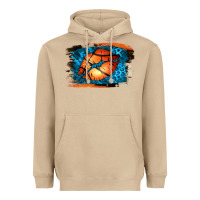 Basketball Lips Heavyweight Hoodie | Teevron