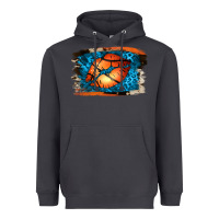 Smoke Basketball Lips Heavyweight Hoodie - Jasminsmagicworld