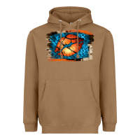 Toasted Coconut Basketball Lips Heavyweight Hoodie - Jasminsmagicworld