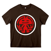 Chocolate Brown rabbit in the moon abstract Heavy Core Tee - linhVisuals