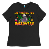 Black Just Mating For halloween Ladies Tee - CowhideDigitalArt
