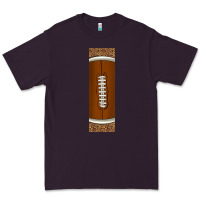 Plum american football with leopard pen wraps Premium Tee - BundleAndBundleShop