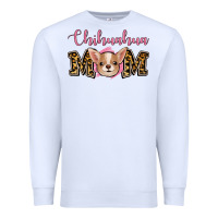 White Chihuahua Mom Premium Sweatshirt - Jasminsmagicworld