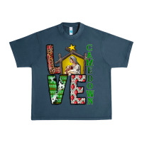 Midnight Navy Love Come Down Urban Heavy Tee - CowhideDigitalArt