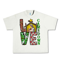 Pistachio Love Come Down Urban Heavy Tee - CowhideDigitalArt