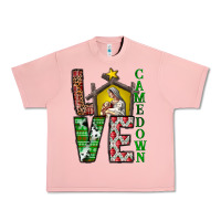 Salmon Love Come Down Urban Heavy Tee - CowhideDigitalArt