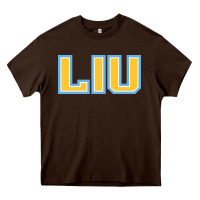 Liu Gold Wordmark Heavy Core Tee | Teevron