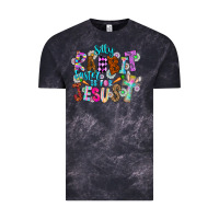 Cloud Black Silly Rabbit Easter Is For Jesus Vintage Tee - CowhideDigitalArt