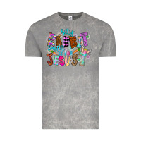 Cloud Rock Silly Rabbit Easter Is For Jesus Vintage Tee - CowhideDigitalArt