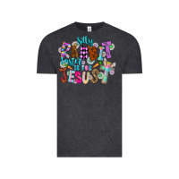Vintage Black Silly Rabbit Easter Is For Jesus Vintage Tee - CowhideDigitalArt