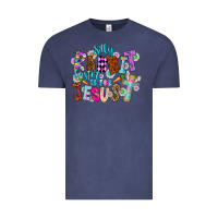 Vintage Denim Silly Rabbit Easter Is For Jesus Vintage Tee - CowhideDigitalArt