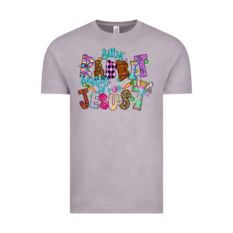 Silly Rabbit Easter Is For Jesus Vintage Tee by CowhideDigitalArt | Teevron