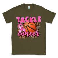 Army Green Tackle Cancer Basketball Classic Tee - FaDigitalArtStudio
