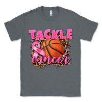 Charcoal Heather Tackle Cancer Basketball Classic Tee - FaDigitalArtStudio