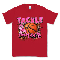 Red Tackle Cancer Basketball Classic Tee - FaDigitalArtStudio