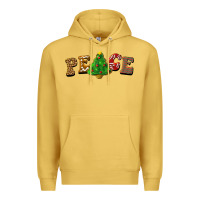 Antique Gold christmas peace Premium Hoodie - BarkalooDesign