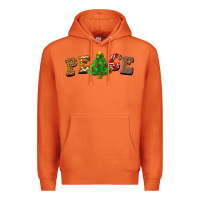 Carrot christmas peace Premium Hoodie - BarkalooDesign