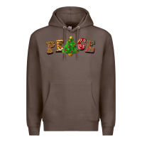 Coffee christmas peace Premium Hoodie - BarkalooDesign