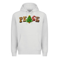 Dove Grey christmas peace Premium Hoodie - BarkalooDesign