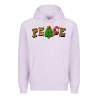 Lilac christmas peace Premium Hoodie - BarkalooDesign
