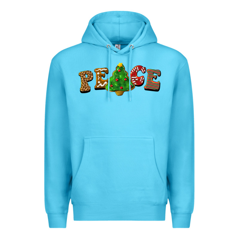 Christmas Peace Premium Hoodie by BarkalooDesign | Teevron