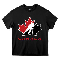 Black hockey canada Heavy Core Tee - linhVisuals