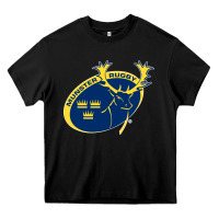Black munster rugby Heavy Core Tee - linhVisuals
